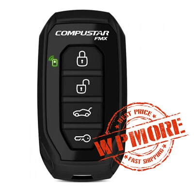 Compustar 1WG15R-FM 1Way 4-Button LED 3000-FT Water Resistant Replacement Remote - Image 1 of 3