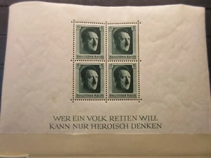 GERMANY  Scott  B102 sheet  Michel Block 7  MINT NEVER HINGED  LotG5  Cat $52.50 - Picture 1 of 1
