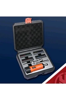 Ergonomic 10-70 in-lbs Torque Screwdriver Set with 40 Bits & T-Bar Handle - Picture 1 of 7