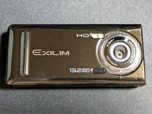 CASIO EXILIM CA006 Bitter Black 13.2MP Waterproof MicroSD HDMI Flip Phone Japan - Picture 1 of 24