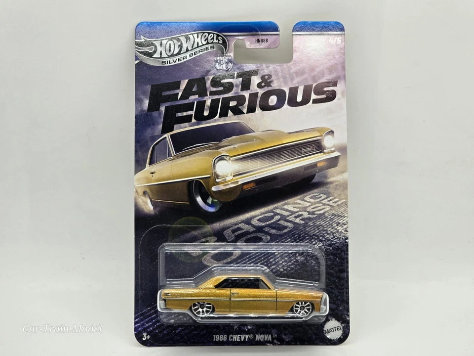 1966 Chevy Nova - Fast & Furious HOT WHEELS 1:64 1/64 - Immagine 1 di 1