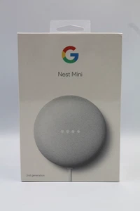 Google Nest Mini (2. Generation) Smart Lautsprecher Kreideweiß - Neu & Versiegelt - Bild 1 von 3