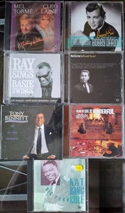JAZZ CD JOB LOT. MALE VOCALS. BOBBY DARIN, TONY BENNETT, JIMMY SCOTT, MEL TORME - Picture 1 of 2