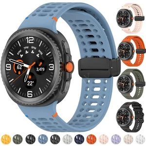 For Samsung Galaxy Watch 8 40 44mm/8 Classic Sport Silicone Band Strap Bracelet - Picture 1 of 119