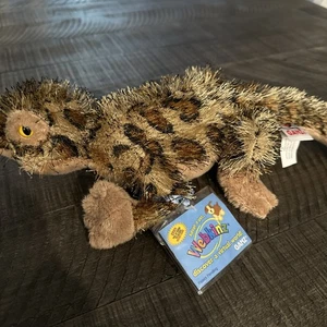 New Ganz Webkinz Leopard Lizard HM198 Gecko Plush Stuffed Brown Sealed Code 13" - Picture 1 of 4