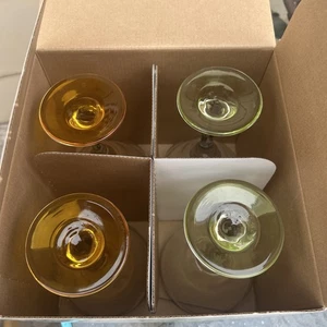8 Bicchieri Libbey Margarita rari stelo Z 4 colori - Foto 1 di 6