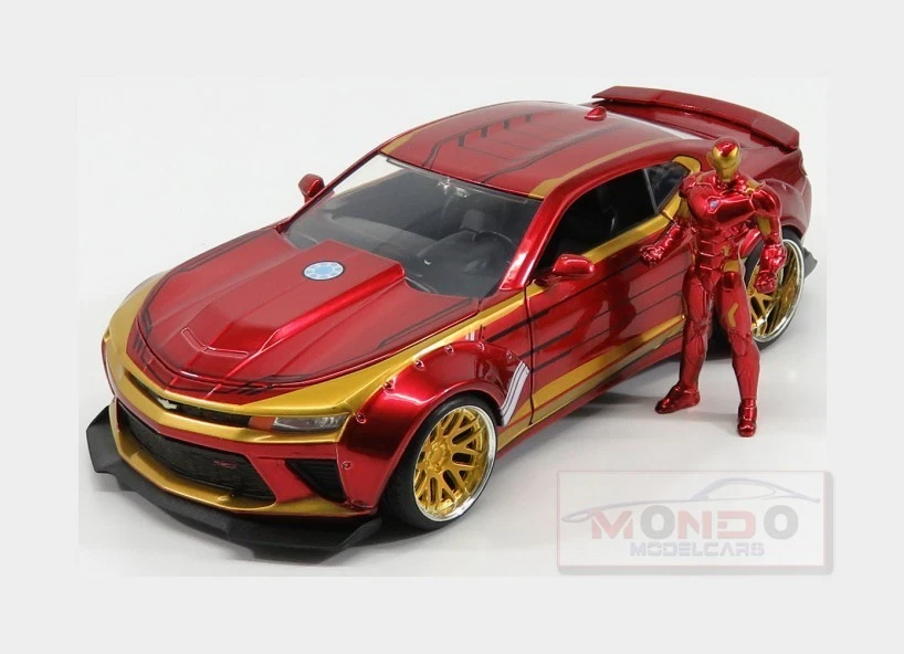 Iron Man With 2016 Chevy Camaro Hollywood Rides Jada Toys 1 24