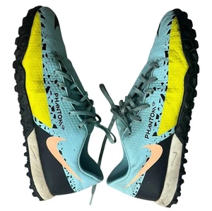 Nike React Phantom GT2 Turf Cleats Glacier Blue Men’s Size 7 Soccer DC0803-407 - Picture 1 of 8