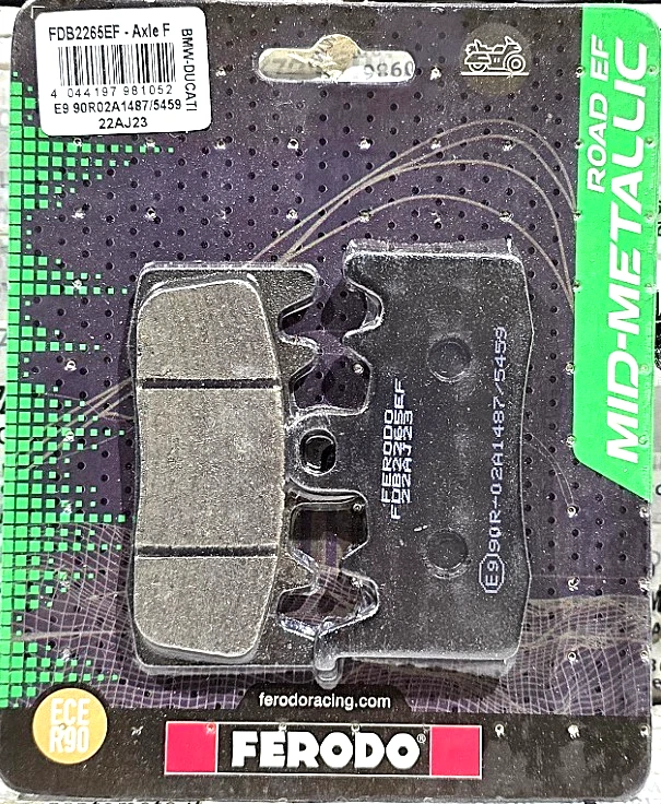 Couples Plaquettes BMW R 1200 GS Adventure 2013 Aprilia 1000 Frein Av Ferodo N 2