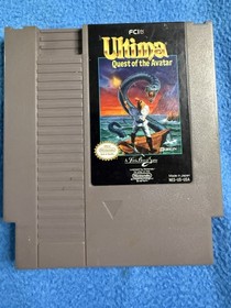 Ultima: Quest of the Avatar Nintendo NES Authentic Tested And Working Cartridge