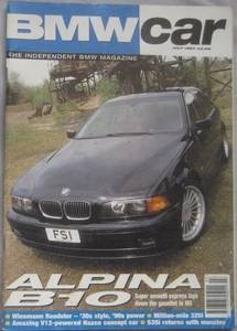 BMW car magazine July 1997 featuring Alpina B10 - Picture 1 of 2