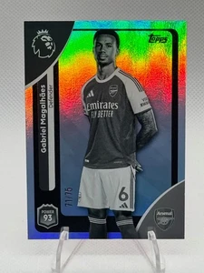 GABRIEL MAGALHAES 2026 Topps Premier League #4 Black & White Rainbow /75 Arsenal - Picture 1 of 3