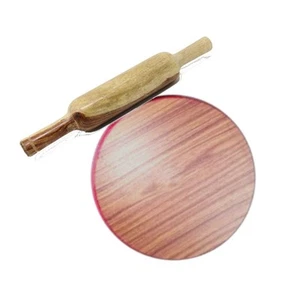 Pure Wood Rolling Pin & Chakla For Kitchen z304 - Picture 1 of 6