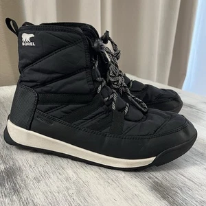 Sorel Mens size 7 Whitney II black snow winter boots - Picture 1 of 10