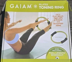 Gaiam Pilates Ring 15" Fitness Kreis - leichte robuste Schaumstoff gepolsterte Griffe - Bild 1 von 3