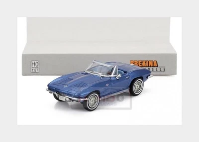 1:87 BREKINA PLAST Chevrolet Corvette C2 Cabriolet Open 1962 Blue BRE18028 - Immagine 1 di 2