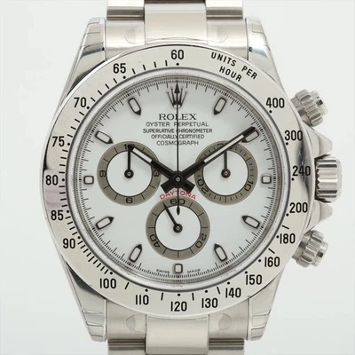 Rolex Cosmograph Daytona 116520 SS SS AT White Dial - Image 1 of 4