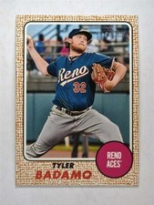 2017 Topps Heritage Minors Base #38 Tyler Badamo - Reno Aces