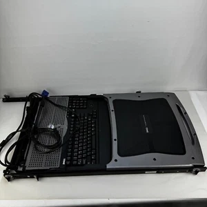 Dell PowerEdge 15FP 15" Rackmount LCD Monitor Keyboard Server Rack Console - Picture 1 of 8
