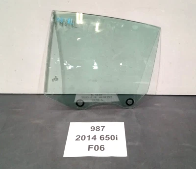 ✅ 13-19 OEM BMW F06 640 650 M6 Puerta trasera izquierda lado conductor ventana vidrio Foto 1 de 4