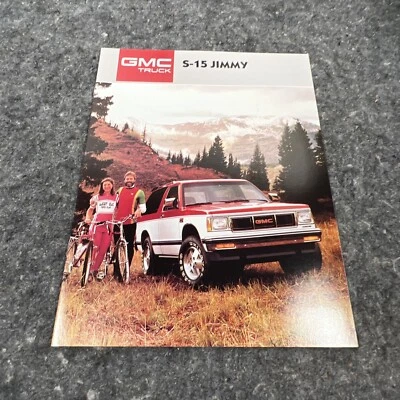 Original 1987 GMC TRUCK JIMMY S-15 Brochure / Catalog S15,2WD,4WD,SIERRA Foto 1 de 4