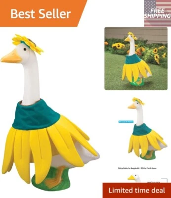 Traje de ganso girasol Gaggleville para estatua de 23" H - alegre decoración de jardín Foto 1 de 4