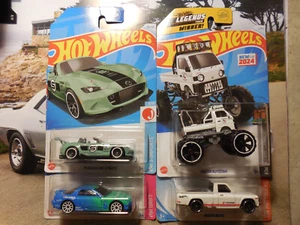 Hot Wheels Mazda LOT 4 Autozam Texas Toot 95 RX-7 FALKEN REPU YOKOHAMA 15 MIATA - Picture 1 of 10