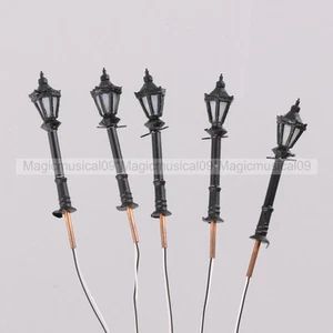 5PCS 1/200 1:200 LED Park Lanterns Street Lamp Model Railway Warm White LH-3 - Picture 1 of 6