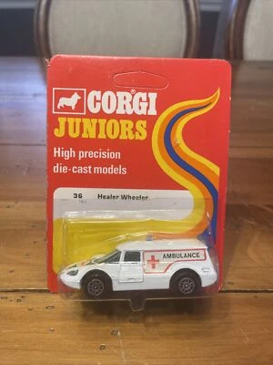 VEHÍCULO AMBULANCIA VINTAGE CORGI JUNIORS Nº36 HEALER WHEELER 1976 NUEVO Foto 1 de 4
