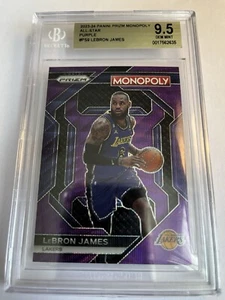 2023 Panini Prizm Monopoly All- Star Purple Lebron James🐐 #PS9 BGS 9.5 GEM ⭐️❗️ - Picture 1 of 2