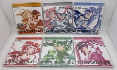 SENKI ZESSHOU SYMPHOGEAR AXV Character Song CD Vol.01-06 6 CDs Mit Rückenkarten - Bild 1 von 4