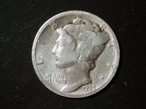 1935 MERCURY DIME #10 - Picture 1 of 2