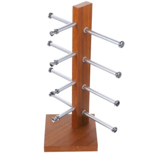 Wooden Glasses Frame Sunglasses Rack Stand Display Organizer Holder Desktop - Bild 1 von 12