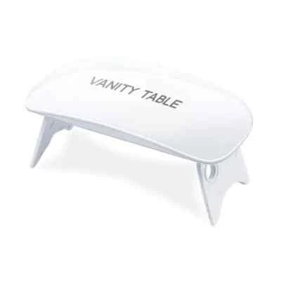Mesa de tocador mini uñas UV LED gel lámpara luz potable Foto 1 de 4