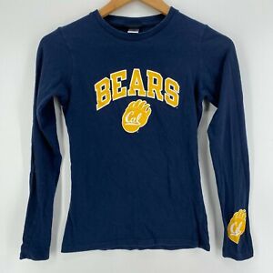 Champion Long Sleeve T-Shirt Girl's S Blue California Golden Bears UCB Berkeley