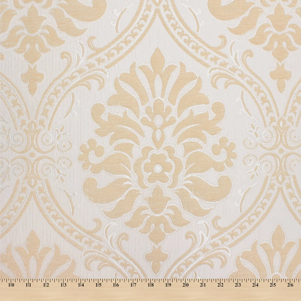 Tapicería floral damasco chenilla brocado jacquard 56/57" tela por yarda Foto 1 de 1