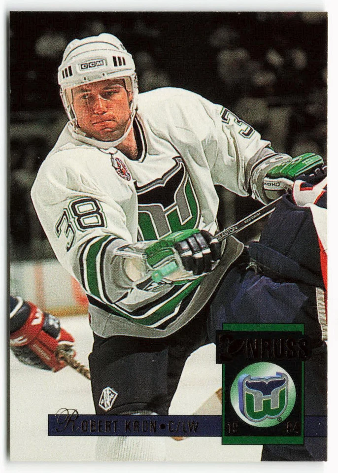 1993-94 Robert Kron Donruss - Hartford Whalers - Image 1 of 2