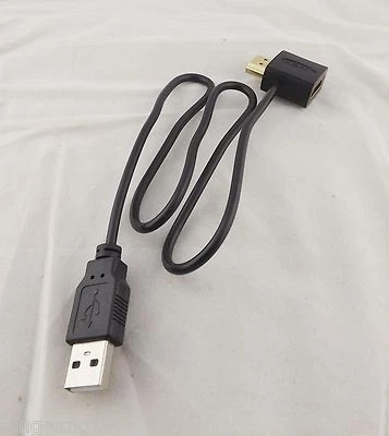 HDMI Male To Female A/V Adapter + USB 2.0 Power Supply Charger Connector Cable - Image 1 of 4