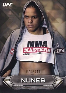 Amanda Nunes 2014 Topps UFC Knockout Gold Card #93 #/219 277 269 207 200 215 232 - Picture 1 of 10