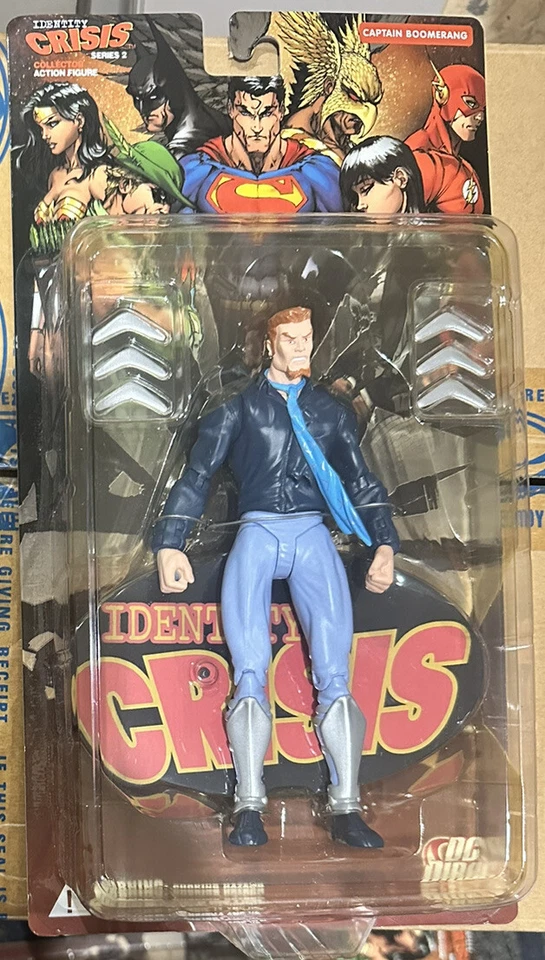 Figura de acción DC Direct Identity Crisis Serie 2 Capitán Boomerang NUEVA COMO NUEVA RARA Foto 1 de 3