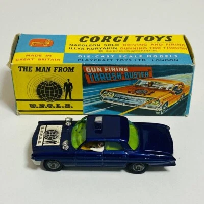 CORGI TOYS 497 THE MAN FROM U.N.C.L.E GUN FIRING THRUSH-BUSTER NAPOLEON SOLO - Immagine 1 di 4