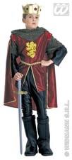 VESTITO CARNEVALE IL CAVALIERE REALE 5/7 ANNI WIDMANN