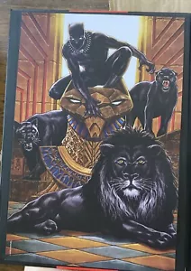 BLACK PANTHER #1 ART PRINT by Mark Brooks ~ 14.3" x 9.5" ~ Marvel Comics - Picture 1 of 1