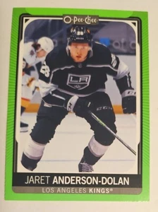 2021-22 OPC O-Pee-Chee Neon Green Border #214 Jaret Anderson-Dolan # 07/50 Kings - Bild 1 von 2