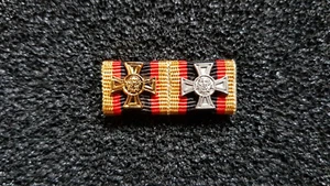 Bundeswehr Cruz de Honor Oro y Plata Pinza de Orden en Miniatura con Pin - Imagen 1 de 4