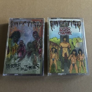 Impetigo 2 X Cassette LOT Hells Headbangers Death Metal Grindcore Gore - Picture 1 of 2