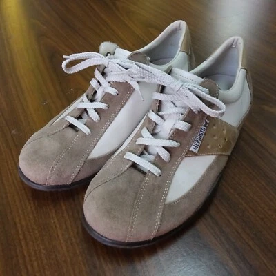 MEPHISTO City Hiker Mens US 7 Taupe Suede Leather Oxford Shoes Lace-Up - Image 1 of 4