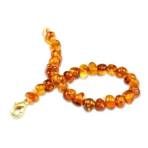 Natur Bernsteinkette Zahnkette B-28027 36 cm - Bild 1 von 1