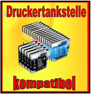 20 X Compatible Cartouche Pour Brother DCP-585CW 6690CW J715W MFC-490CN Remplace - Bild 1 von 2