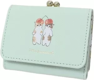 mofusand compact mini wallet cherry fruit trifold wallet NEW JAPAN - Picture 1 of 4
